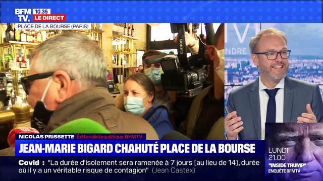 Jean-Marie Bigard chahuté place de la Bourse - 12/09