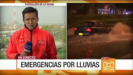Emergencias por lluvias al sur de Bogotá