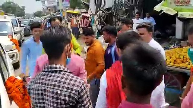 औरैया- बिधूना पहुँचे विश्व हिंदू परिषद के संगठन मंत्री