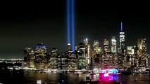 Nueva York conmemora el 11-S con dos torres de luz apuntando al cielo