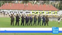 Presidente Santos pidió a las FF.AA. actuar con contundencia contra las bandas criminales