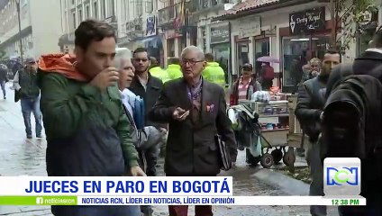 Jueces de Bogotá entraron en paro indefinido