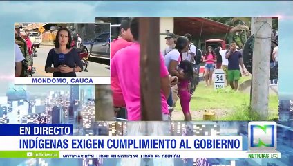 Siguen los bloqueos de indígenas en la vía Panamericana