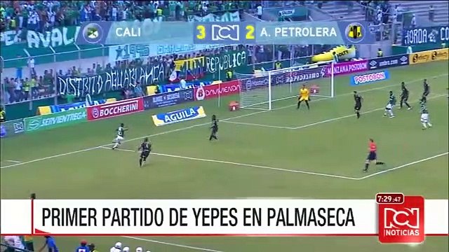 Mario Alberto Yepes consiguió su primer triunfo como técnico del Cali