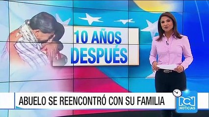 Conmovedor reencuentro de un hombre de 93 años con su familia