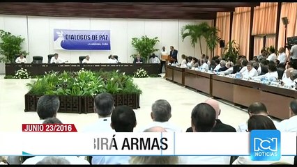 Gobierno y Farc firman acuerdo para el cese al fuego bilateral y definitvo