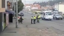 ¡Bochornoso espectáculo! Graban e investigan a policías presuntamente borrachos en Tunja