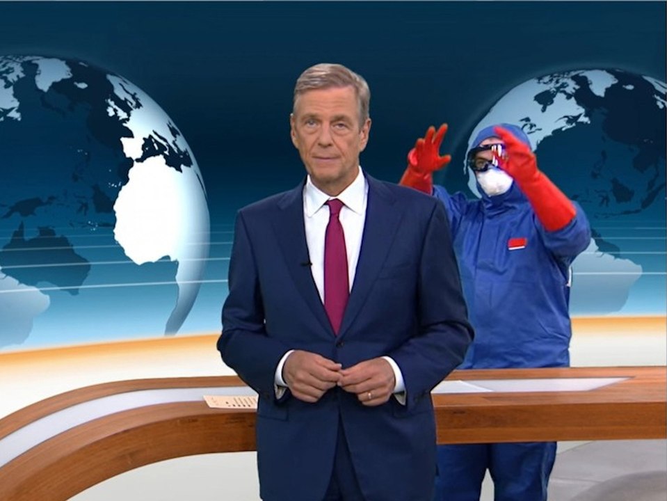 Kurioser Maskenmann-Auftritt im 'heute journal': Das steckt dahinter