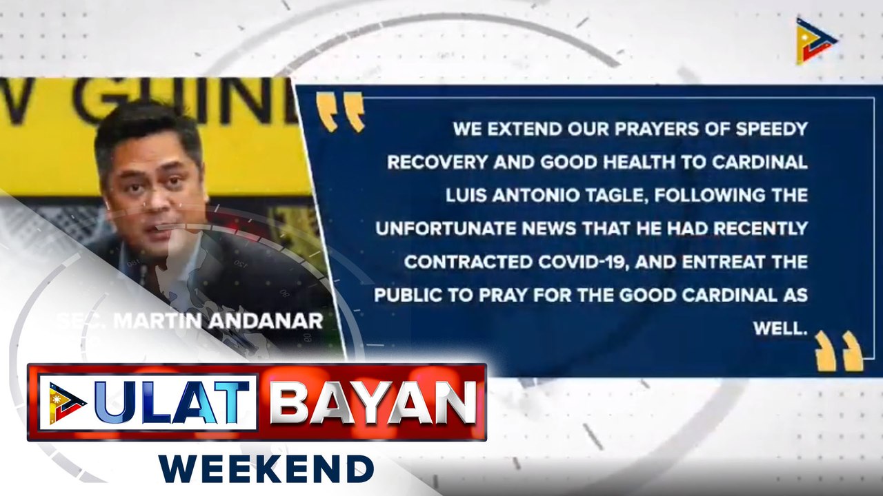 #UlatBayan: Mabilis na paggaling ni Cardinal Tagle mula sa CoVID-19, panalangin ng PCOO