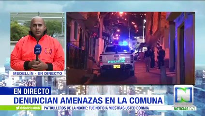 Habitantes denuncian amenazas de bandas criminales en Medellín