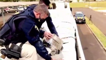 PRF apreende 3,5 toneladas de maconha em Céu Azul