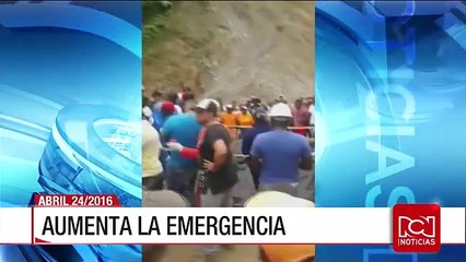 Habló un hombre que se salvó de ser arrastrado por deslizamiento en vía Quibdó - Pereira