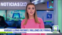 Vargas Lleras recibió primeras 2 millones de firmas para respaldar su inscripción de candidatura