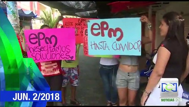 Manifestaciones de afectados por Hidroituango