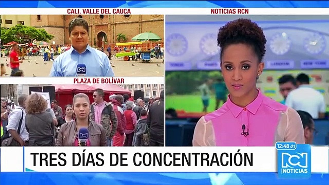 Comunidades religiosas se sumaron a campamento por la paz en la Plaza de Bolívar