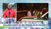 Cuerpo fue hallado en el baúl de un taxi robado en Medellín