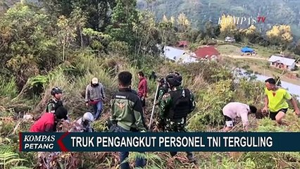 Truk Pengangkut Personel TNI Alami Kecelakaan di Papua, 2 Prajurit Meninggal Dunia