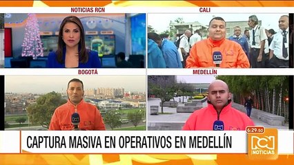 Operativos en Medellín dejaron 28 personas capturadas