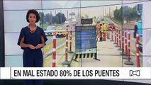 El 80% de los puentes vehiculares en Bogotá están en mal estado