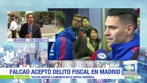 Radamel Falcao aceptó delito fiscal en Madrid