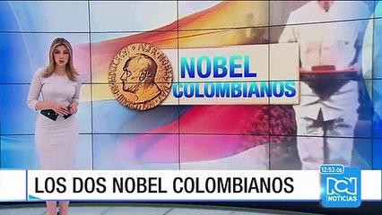 Santos y García Márquez son los dos Nobel colombianos