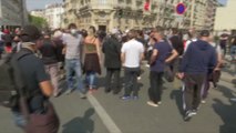 Gilets jaunes: la plupart des manifestants sont partis dans la direction opposée, au départ de la place Wagram à Paris