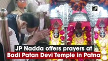 JP Nadda offers prayers at Badi Patan Devi Temple in Patna