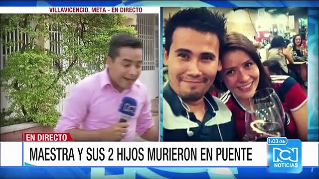 Profesora y sus dos hijos murieron tras la caída del puente colgante en Villavicencio
