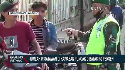 Jumlah Wisatawan di Kawasan Puncak Bogor Dibatasi Hingga 50 Persen!