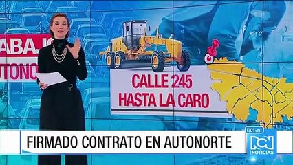 El vicepresidente Vargas firmó el contrato de ampliación de la autopista Norte en Bogotá