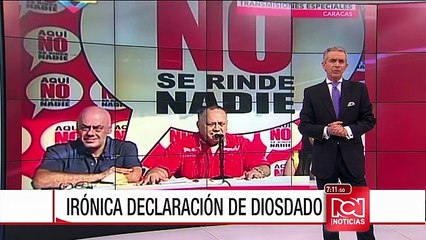 Al que deben detener es a Álvaro Uribe: Diosdado Cabello