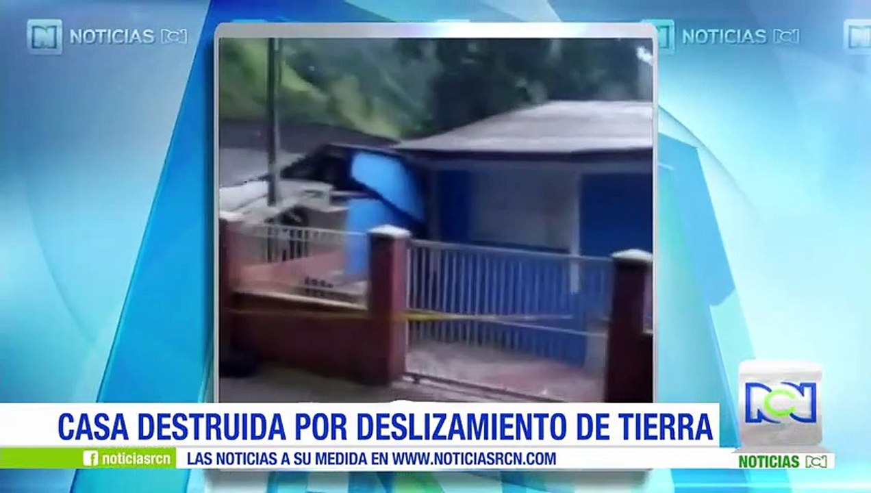 Casa de 500 metros cuadrados se desplomó en tan solo seis segundos