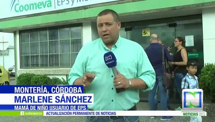 En Montería, seis mujeres con sus hijos protestan frente a EPS por falta de atención