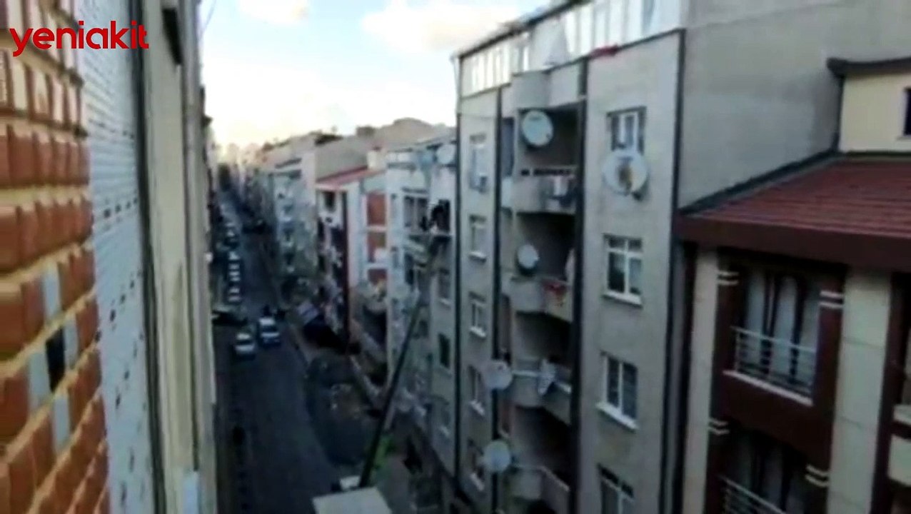 Yüreklerin ağza geldiği an!  Korkutan görüntüler böyle kaydedildi