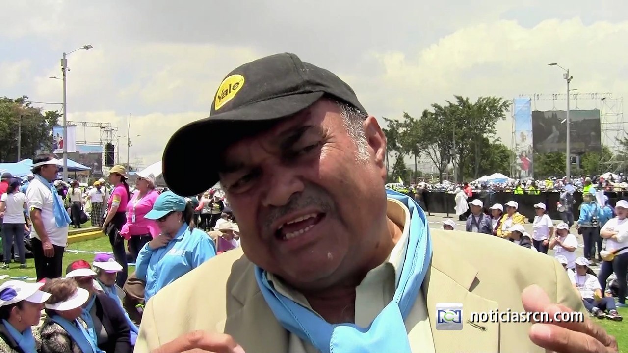 Un bogotano ha estado en las misas de los tres...