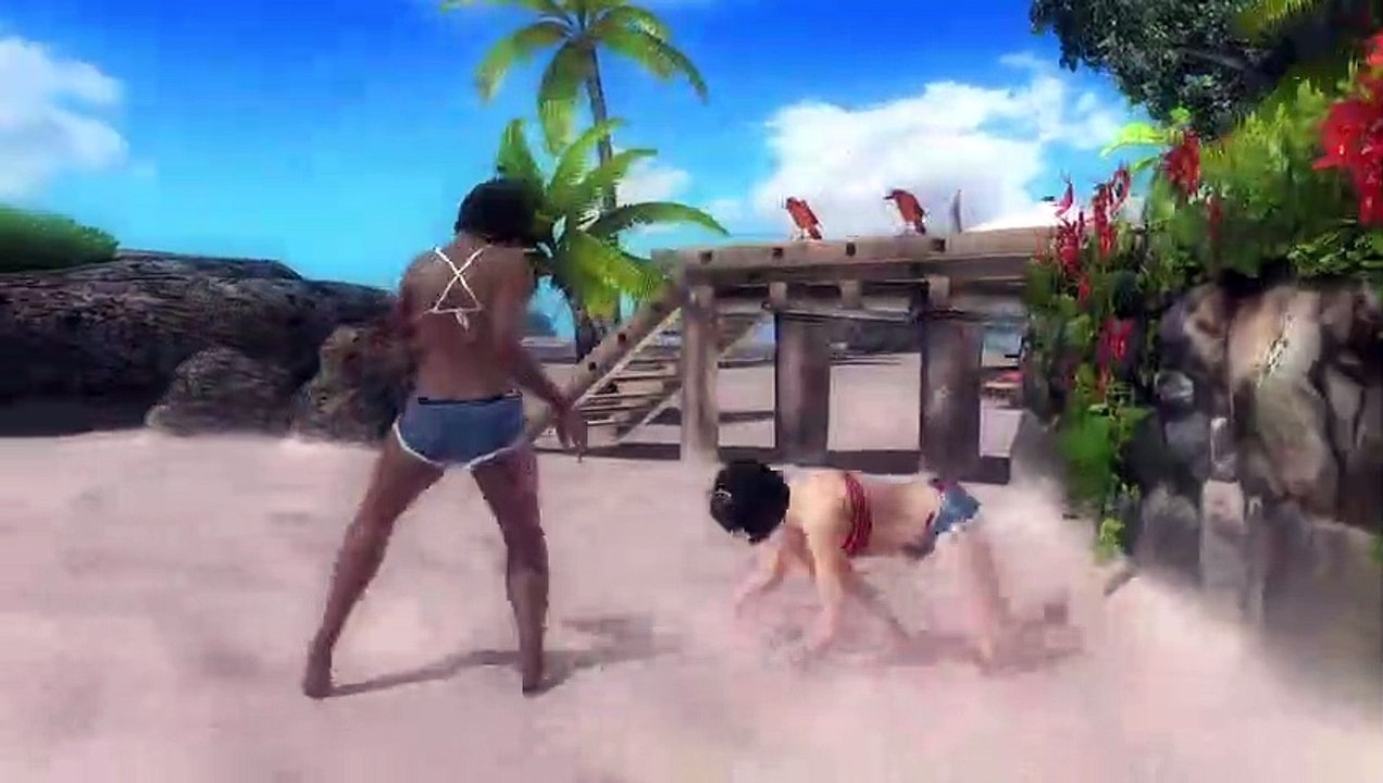 Catfight am Strand!