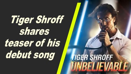 Tiger Shroff shares teaser of his debut song