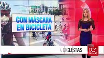 Recomiendan a usuarios de bicicleta utilizar máscaras para filtrar aire contaminado