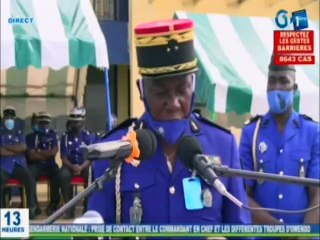 RTG / Prise de contact entre le commandant en chef de la gendarmerie nationale et les troupes d’Owendo