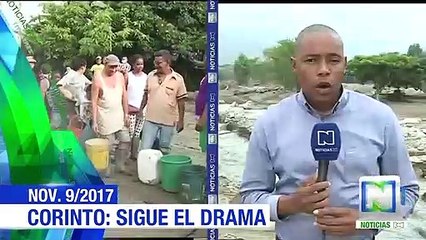 Avalancha dejó más de 600 familias afectadas en Corinto, Cauca