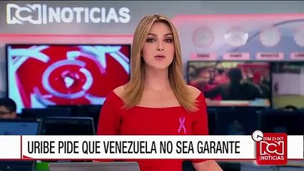 Uribe pide que Venezuela sea excluido como país garante de los diálogos en La Habana