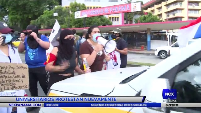 Universitarios protestan nuevamente - Nex Noticias