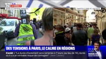 Gilets jaunes: une manifestation en cours dans le passage Pommeraye à Nantes