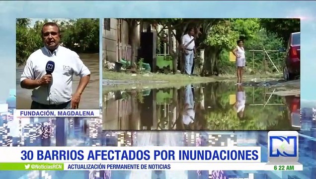 Emergencia en Fundación, Magdalena, por inundaciones y desbordamientos