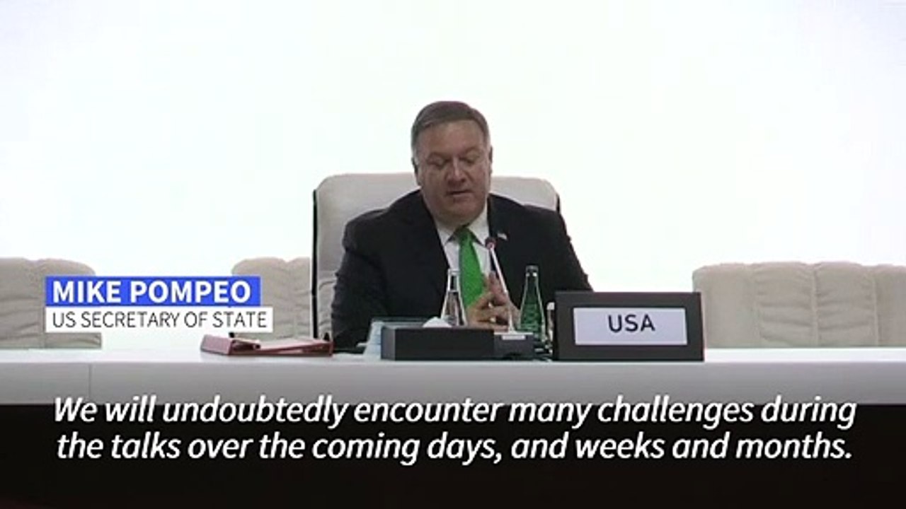 Pompeo urges Afghan peace talks to 'seize opportunity'