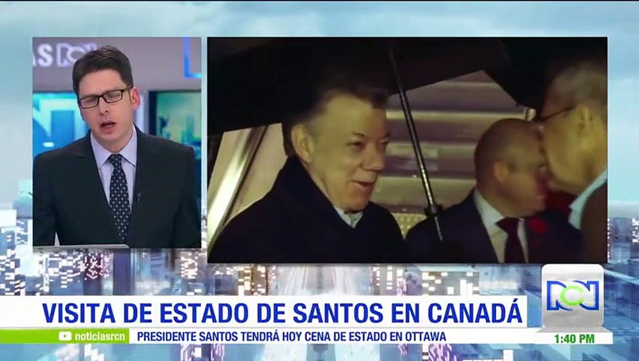 Santos agradece apoyo de Canadá en proceso con las Farc