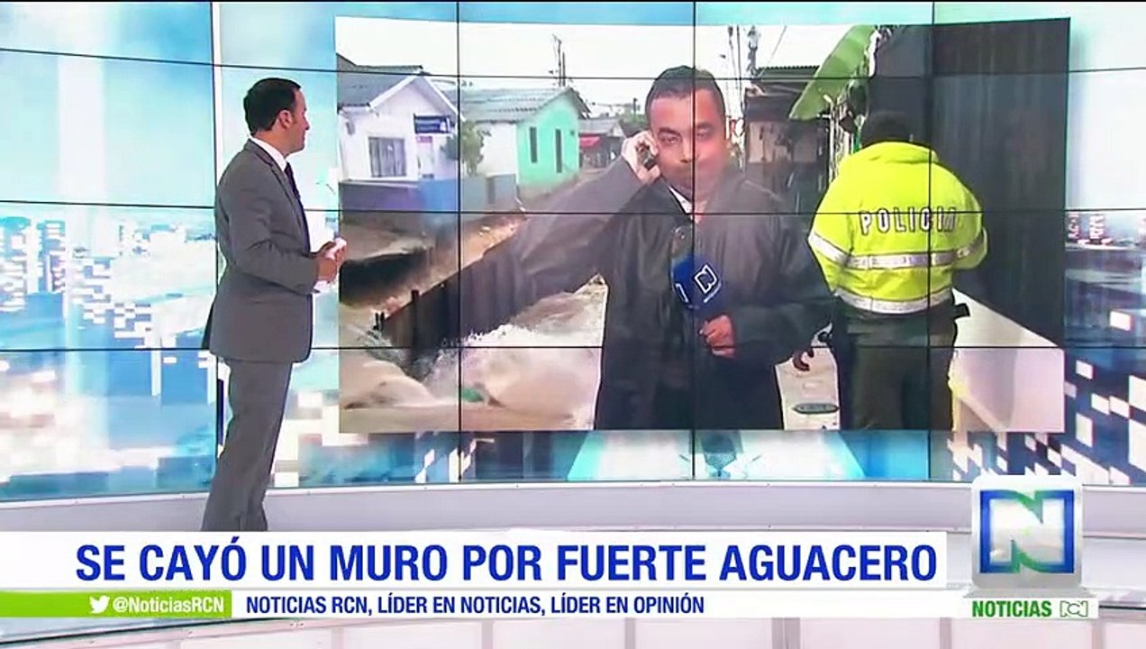 Muro de vivienda en Barranquilla colapsó por la fuerza de los arroyos