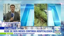 Bebé que resultó en herida en accidente en vía Bogotá-Villavicencio continúa hospitalizada