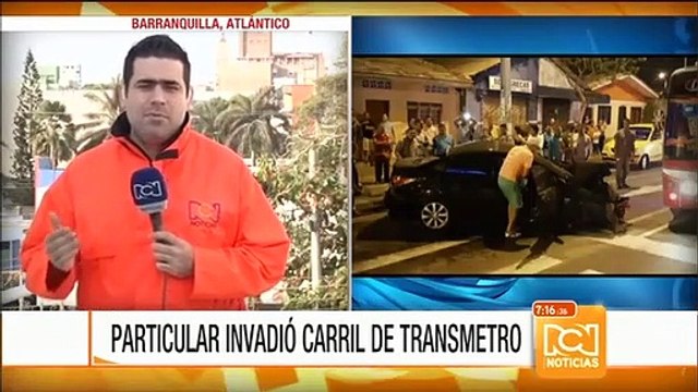 Imprudencia generó grave accidente de tránsito en Barranquilla