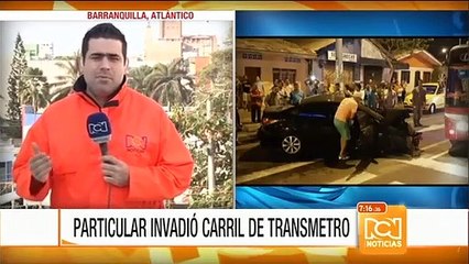 Imprudencia generó grave accidente de tránsito en Barranquilla